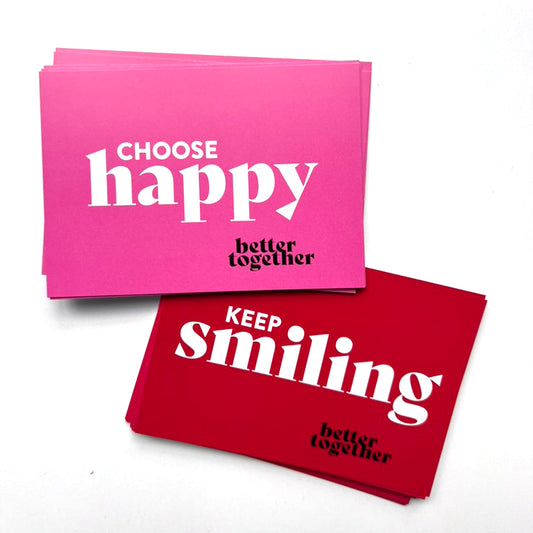 Choose Happy Postkarte