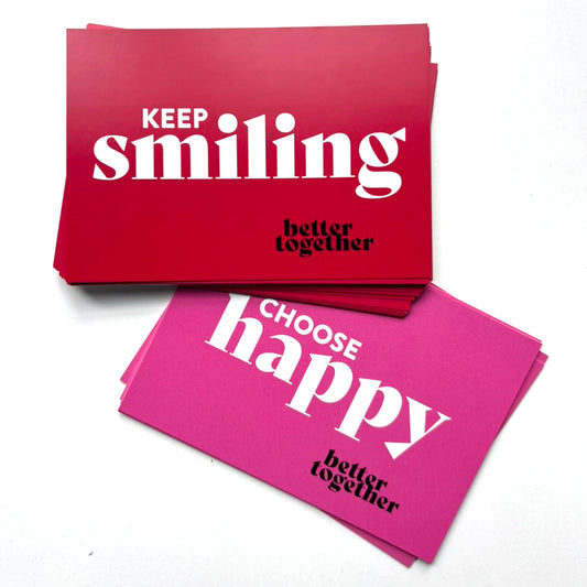 Keep Smiling Postkarte